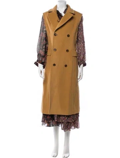 Pre-owned Junya Watanabe 2019 Reversible Trench Coat In Neutral