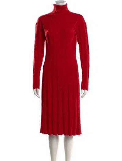 Pre-owned Junya Watanabe 2020 Midi Length Dress In Red