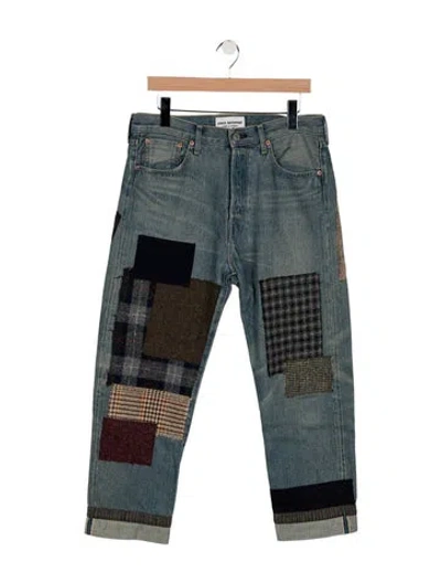 Pre-owned Junya Watanabe 2020 Straight-leg Jeans In Blue