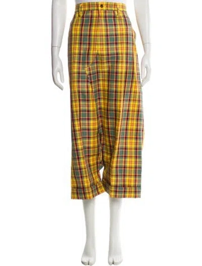 Pre-owned Junya Watanabe 2020 Wide Leg Pants In Multi