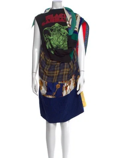 Pre-owned Junya Watanabe 2021 Knee-length Dress In Blue