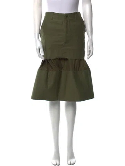 Pre-owned Junya Watanabe 2021 Knee-length Skirt In Green
