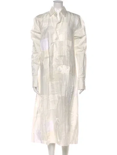 Pre-owned Junya Watanabe 2021 Long Dress In Neutral