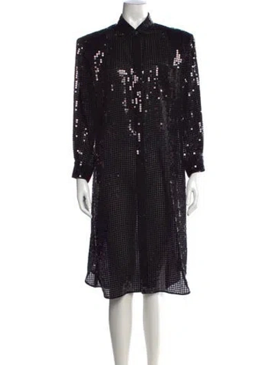 Pre-owned Junya Watanabe 2021 Midi Length Dress In Black