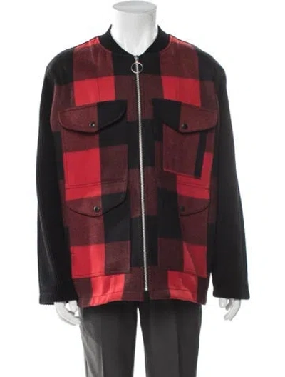 Pre-owned Junya Watanabe 2021 Plaid Print Utility Jacket In Multi