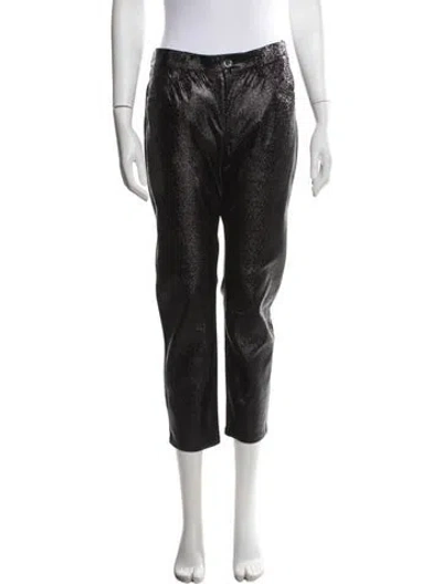 Pre-owned Junya Watanabe 2021 Straight Leg Pants In Black/metallic