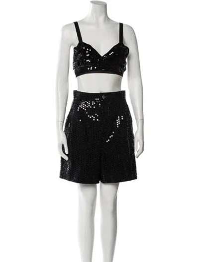 Pre-owned Junya Watanabe 2021 Wool Short Set In Black