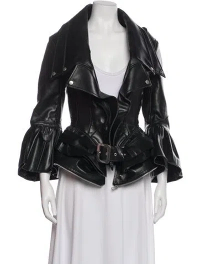 Pre-owned Junya Watanabe 2022 Vegan Leather Coat In Black