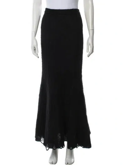 Pre-owned Junya Watanabe 2023 Midi Length Skirt In Black