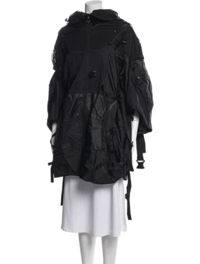 Pre-owned Junya Watanabe 2023 Nylon Parka In Black