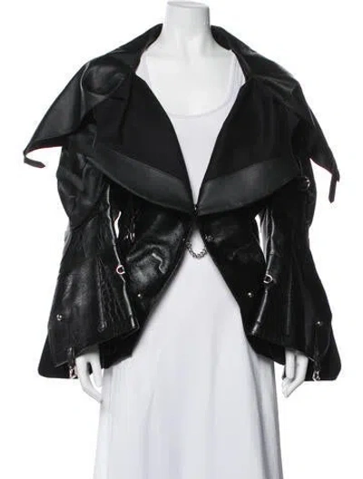 Pre-owned Junya Watanabe 2023 Vegan Leather Jacket W/ Tags In Black
