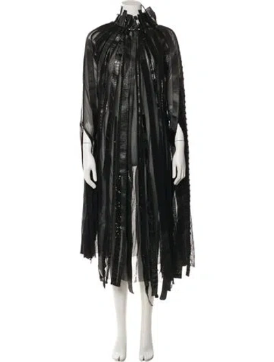 Pre-owned Junya Watanabe 2024 Long Dress In Black