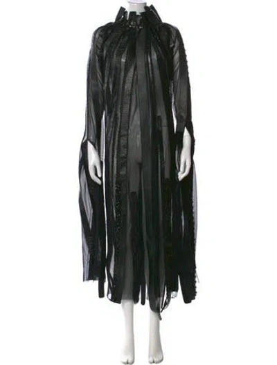 Pre-owned Junya Watanabe 2024 Long Dress In Black