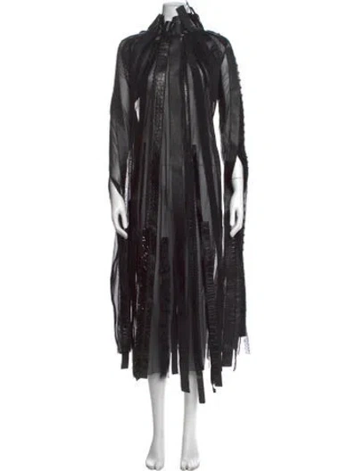 Pre-owned Junya Watanabe 2024 Long Dress W/ Tags In Black
