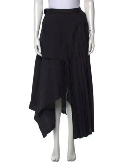 Pre-owned Junya Watanabe 2024 Long Skirt In Black