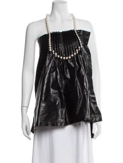 Pre-owned Junya Watanabe 2024 Pvc Top In Black