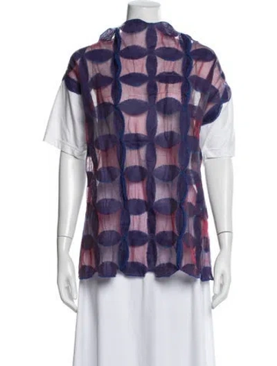Pre-owned Junya Watanabe 2025 Wool Top In Blue