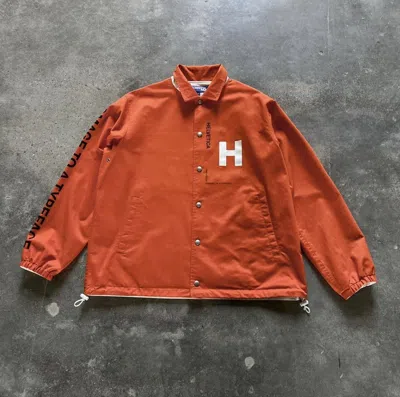 Pre-owned Junya Watanabe 21ss Helvetica Reversible Coach Jacket In Orange