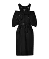 Junya Watanabe A Dress With Straps Off The Shoulder In Black
