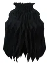 Junya Watanabe Pleated Casual Jacket In Black