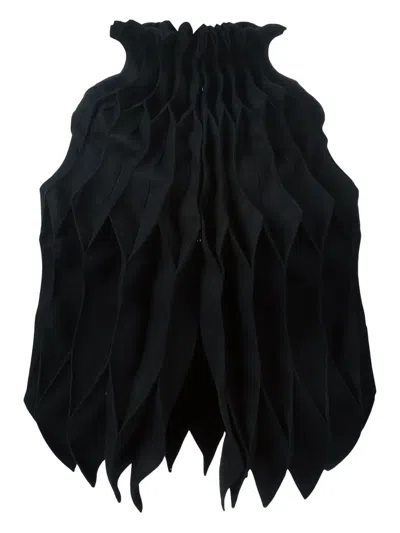 JUNYA WATANABE ACCORDION-PLEAT CAPE