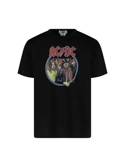 JUNYA WATANABE AC/DC' GRAPHIC T-SHIRT - BLACK
