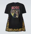 Junya Watanabe Acdc Printed T-shirt In Multicolor