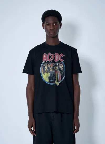 Junya Watanabe Ac/dc T-shirt In Black