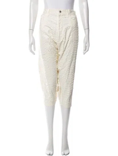 Pre-owned Junya Watanabe Animal Print Mini Skirt In Neutral