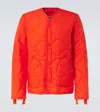 Junya Watanabe Ark Air Quilted Ripstop Jacket In Orange