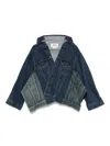 Junya Watanabe Patchwork Denim Jacket With Long Sleeves
