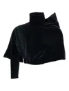 Junya Watanabe Asymmetric High-neck Top In Black