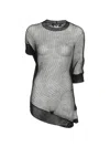 Junya Watanabe Asymmetric Mesh T-shirt In Multi