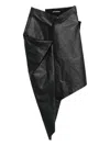 Junya Watanabe Asymmetric Skirt In Black