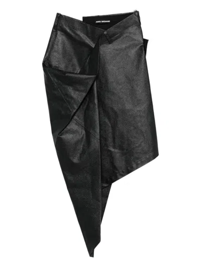 Junya Watanabe Asymmetric Skirt In Black