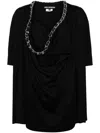 Junya Watanabe Asymmetric-sleeve T-shirt In Black