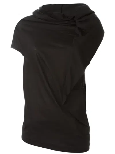 Junya Watanabe Asymmetrisches T-shirt In Black