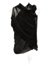 Junya Watanabe Asymmetric Top In Black