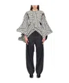 Junya Watanabe Oversized Tweed Jacket In Black