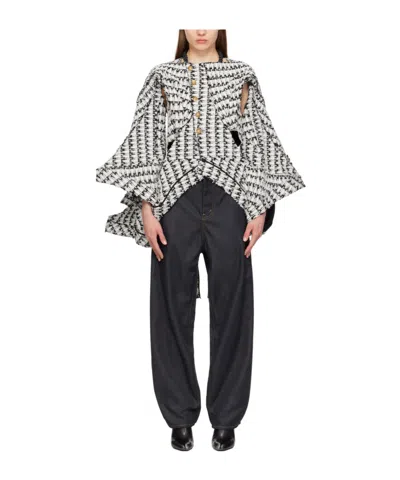 JUNYA WATANABE ASYMMETRIC TWEED JACKET
