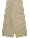 Junya Watanabe Asymmetrische Cargohose Mit Weitem Bein In Nude