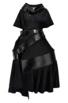 Junya Watanabe Asymmetrical Coat With Belted Buckle Accents
