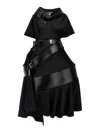 Junya Watanabe Asymmetrical Coat With Belted Buckle Accents