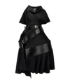 Junya Watanabe Asymmetrical Coat With Belted Buckle Accents