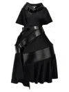 Junya Watanabe Asymmetrical Coat With Belted Buckle Accents