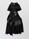 Junya Watanabe Asymmetrical Coat With Belted Buckle Accents