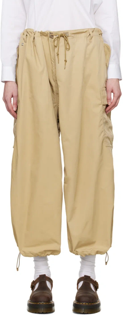 Junya Watanabe Beige Drawstring Lounge Pants In 1 Beige