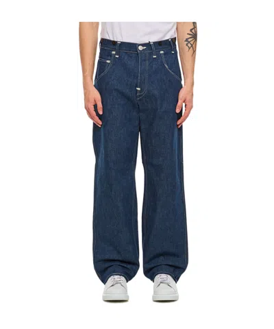 Junya Watanabe Belt Loop Denim Trousers In Blue