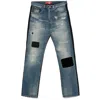 Junya Watanabe Patchwork Jeans In Blue
