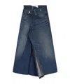 Junya Watanabe Skirt With Back Pockets And Contrast Stitching